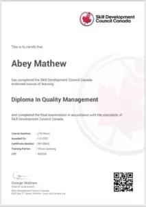 CFP Sample Certificate