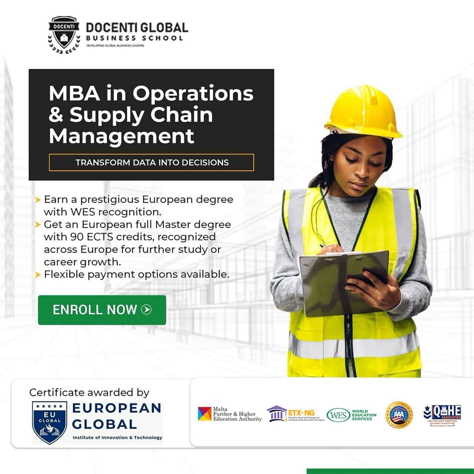 MBA Operations and Suppply chain