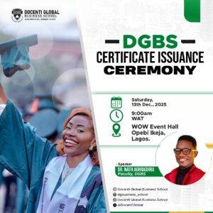 Certificate Issuance ceremony