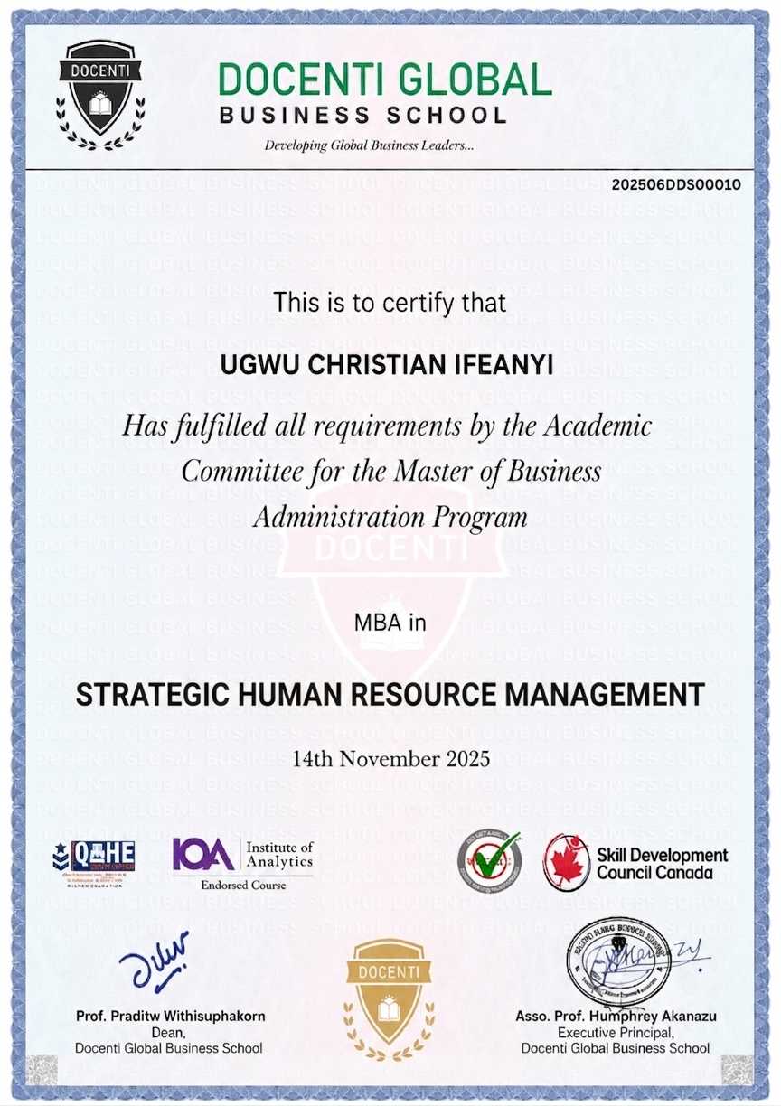 Executive Master Certificate