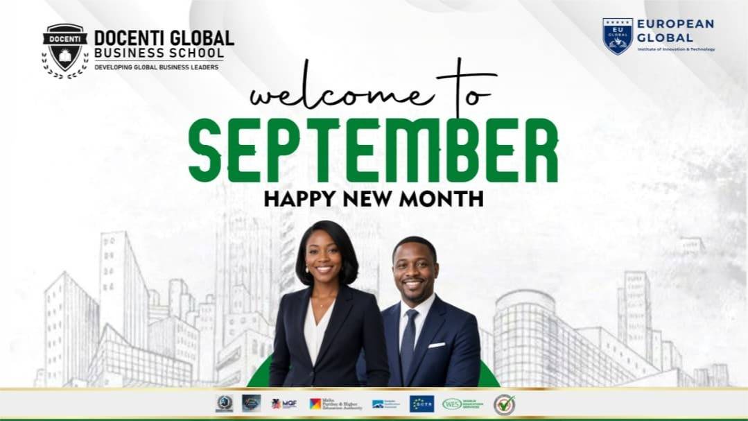 Welcome to September: Prepare for Docenti Global Business School’s October 2026 Intake